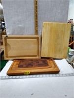 Mixed Wooden Cutting Board Lot
