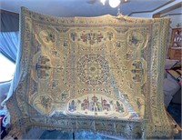 Early Arabic style tapestry handwoven