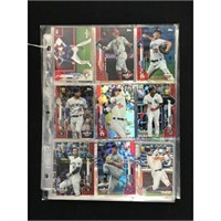 62 Modern Baseball Cards With Rc And Inserts