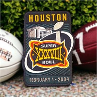 2004 NFL Super Bowl XXXVIII 38 Logo Patch
