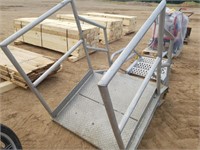 2 Sets Of Stairs, 1-26" Stainless Steel, 1-24"