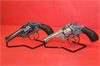 2 pc. Iver Johnson Arms Top Break Revolver 3 1/8"