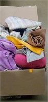 Box of  fleece and other material