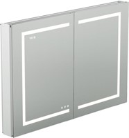 Sleek LED Medicine Cabinet Front & Backlit