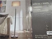 ALLEN AND ROTH FLOORLAMP RETAIL $80