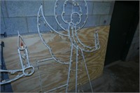 Large Christmas Decoration-Angel With Candle (6)