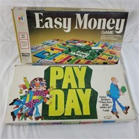 Vintage Payday & Easy Money board games