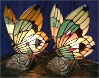Pair of Butterfly Table Lamps