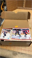 Box of hockey cards