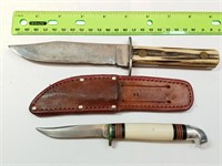 OF) vintage fixed blade knives