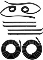 Rubber Felt Trim Seal Weatherstrip Kit