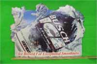 Busch Ice Metal Beer Sign