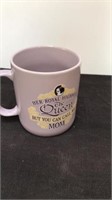 Queen but you can call me mom coffee cup large