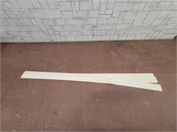 3 Commercial rubber baseboards