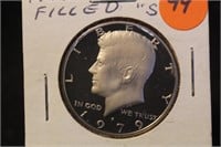 1979-S Proof Filled S Kennedy Half Dollar
