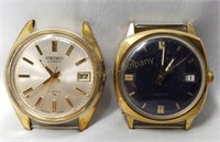 Timex & Seiko 17 Jewel Watches-No Bands