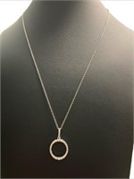Brilliant 1/2 ct VS Lab Diamond Circle Necklace
