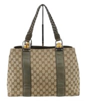 Gucci GG Monogram Canvas Handbag