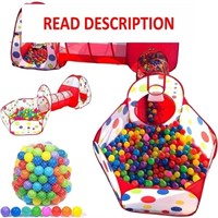 Playz Kids Tent  Tunnel & Ball Pit Bundle