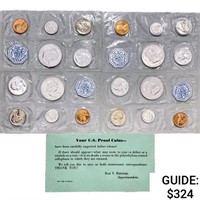 1960 Sm. Dt. US Proof Sets [20 Coins]