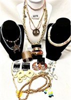 Boho Tribal Jewelry Lot Copper Bracelets Necklace