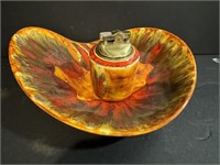 Mid-Century Ashtray and Lighter
