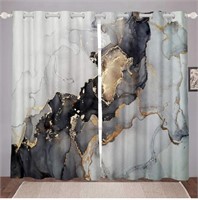 Black Marble Curtain,Black and Grey Marble Window