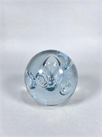 Controlled Bubble Signed Paperweight