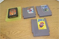 Nintendo & Atari Game Lot Super Mario, Ninja +