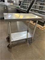 31” x 18” x 33” Stainless Table