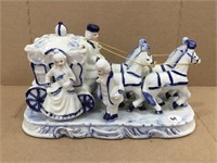 Vintage Martha Washington Horse Carriage Figurine