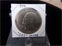 1972 Ike silver dollar