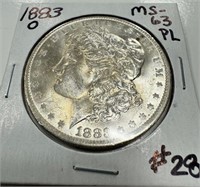 1883-O Morgan Dollar MS-63 (PL)