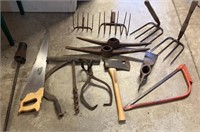 Lot of Vintage Yard Tools