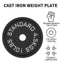 ARVAKOR Classic Cast Iron Weight Plates  2"(2)