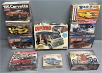 Car Model Kit Lot Collection