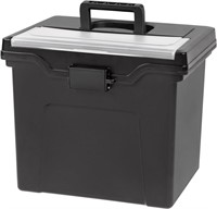 IRIS USA File Box with Lid Portable File