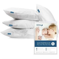 Standard (Pack of 4)  4 Pack Waterproof Pillow Pro