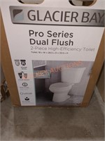 Glacier Bay 2pc pro series dual flush toilet