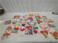 vintage valentine childrens cards