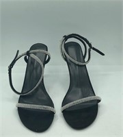 Size 5 Women's Black Strappy Stiletto Heels