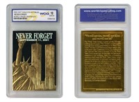 2002 23k Gold Collectable World Trade Center 9/11