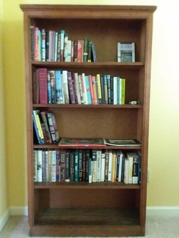 Contemporary Wooden Bookshelf - Does NOT include