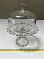Small Domed Pedestal Plate