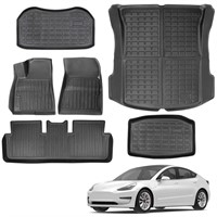 SUMK Floor Mats for Tesla Model 3 2021 2022 2023 A