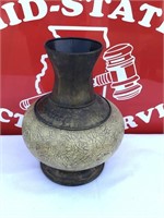 Large Metal Decorative Vase