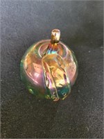 St Clair Iridescent  Apple Paperweight