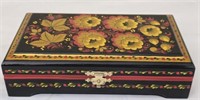 Beautiful Hand Painted Wooden Box