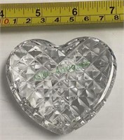 Waterford crystal Celtic heart paper weight