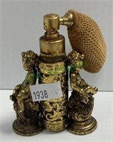 Vintage Ormolu Rococo perfume atomizer - does not